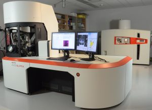 Kratos AXIS Supra (front) and Kratos AXIS Nova (rear) X-ray photoelectron spectrometers